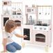 Дитяча дерев'яна кухня з посудом PolarB Viga Toys 44082 рожева
