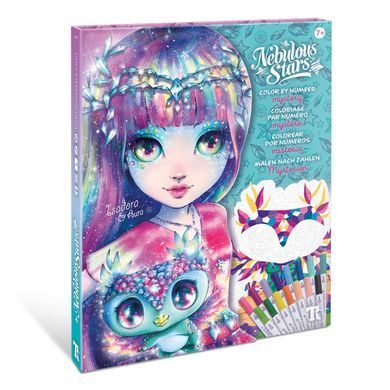 Набір для творчості Розмальовка по номерах Coloring by Number Mystery Nebulous Stars 11382