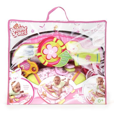 Уцінка. Килимок для викладання на животик Bright Starts Tummy Cruiser Prop and Play Mat Kids2 8819 рожевий