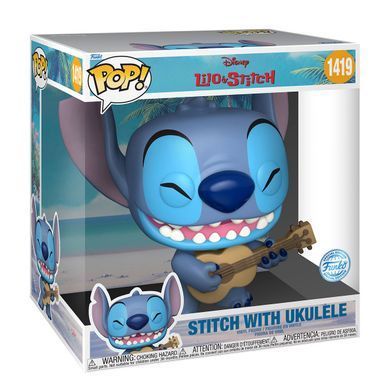 Вінілова фігурка Funko Pop! (#1419) Jumbo Stitch with Ukele 76786