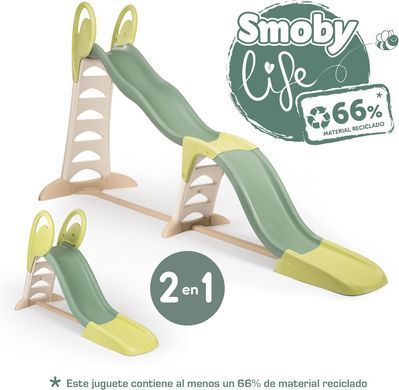 Детская мега горка (спуск 360 или 150 см) 2в1 Toboggan Super Megagliss Smoby Life 7600820201