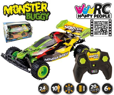 Уцінка Позашляховик на радіокеруванні RC Monster Buggy (2,4 GHz, 30 см) Happy People H30070