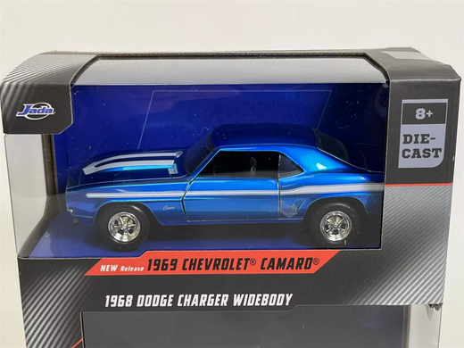 Набiр металевих машинок Форсаж (1:32) 1969 Chevrolet Camaro та 1968 Dodge Charge Widebody Jada Toys 253202013