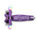 Трехколесный самокат Mini Micro Deluxe Magic Purple MMD129 светящиеся ручки и LED колеса