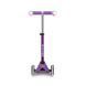 Трехколесный самокат Mini Micro Deluxe Magic Purple MMD129 светящиеся ручки и LED колеса