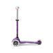 Трехколесный самокат Mini Micro Deluxe Magic Purple MMD129 светящиеся ручки и LED колеса