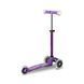 Трехколесный самокат Mini Micro Deluxe Magic Purple MMD129 светящиеся ручки и LED колеса
