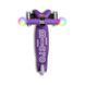 Трехколесный самокат Mini Micro Deluxe Magic Purple MMD129 светящиеся ручки и LED колеса