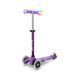 Трехколесный самокат Mini Micro Deluxe Magic Purple MMD129 светящиеся ручки и LED колеса