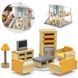 Деревянный набор мебели PolarB Sitting Room для гостиной кукольного домика Viga Toys 44037