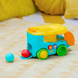 Музична іграшка Слон з м'ячиком Bright Starts Pop and Roll Safari Bus Kids II 16827
