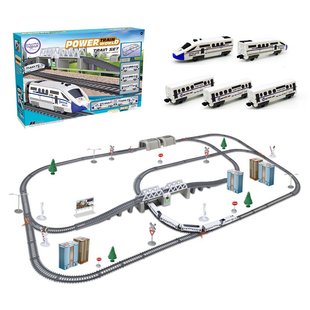 Величезна залізниця (914 см) Electric Train Woopie 30531 Power Train World Train Set