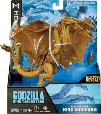 Ігрова фігурка King Ghidorah Godzilla x Kong S2 Король Гідора MonsterVerse Playmates 35209