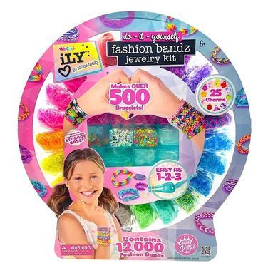 Уценка Мега-набор для творчества создания браслетов из резинок Fashion Bandz Jewelry Kit iLY WeCool 112506