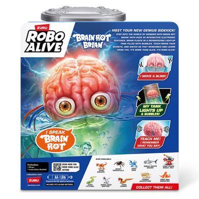 Інтерактивна іграшка Мозок Браян Brain Rot Brian ZURU Robo Alive 71172