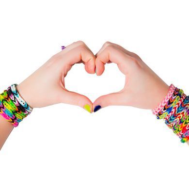 Уценка Мега-набор для творчества создания браслетов из резинок Fashion Bandz Jewelry Kit iLY WeCool 112506