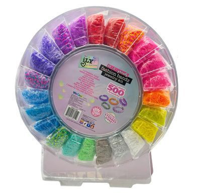 Уценка Мега-набор для творчества создания браслетов из резинок Fashion Bandz Jewelry Kit iLY WeCool 112506
