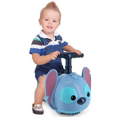 Стіч Чудомобіль-каталка Disney Zoom Zoom Stitch Kiddieland 064691 зі світлом та звуком
