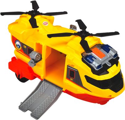 Іграшковий гелікоптер з ношами Служба порятунку Helicopter Dickie Toys 3306023 зі звуом та світлом