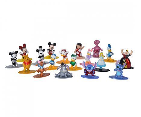 Набор металлических коллекционных фигурок Дисней 1 Jada Toys 253075005, высота 4 см, 18 шт.