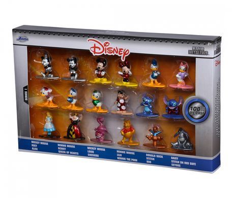 Набор металлических коллекционных фигурок Дисней 1 Jada Toys 253075005, высота 4 см, 18 шт.