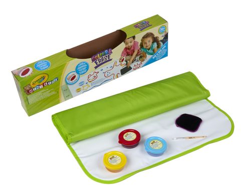 Багаторазовий килимок для малювання з фарбами Crayola mini kids 81-1528 (60 х 90 см.)