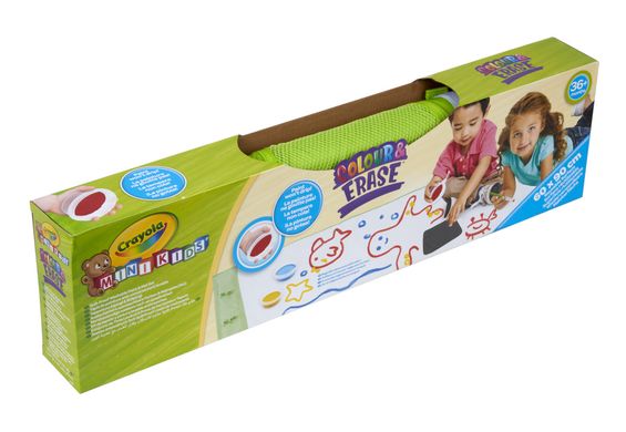 Багаторазовий килимок для малювання з фарбами Crayola mini kids 81-1528 (60 х 90 см.)