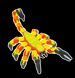 Игрушка скорпион Zing Klixx Creaturez Fidget KX110_B желто-красный