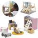 Комплект мебели PolarB Kids Bedroom для детской комнаты кукольного домика Viga Toys 44036