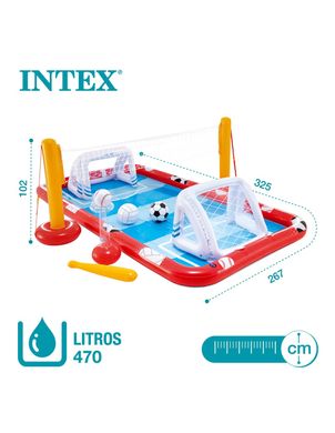 Дитячий надувний ігровий центр Action Sports Play Center Intex 57147