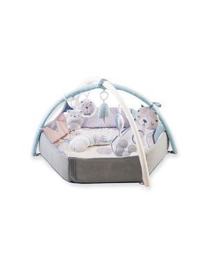 Детский развивающий коврик 2в1, бассейн с шариками MoMi PASTEL MAED00017