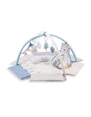Детский развивающий коврик 2в1, бассейн с шариками MoMi PASTEL MAED00017