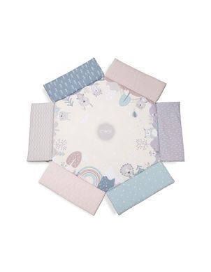 Детский развивающий коврик 2в1, бассейн с шариками MoMi PASTEL MAED00017