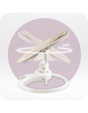 Электрические качели MoMi PEARL beige BULE00039 с пультом дистанционного управления