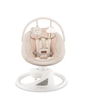 Электрические качели MoMi PEARL beige BULE00039 с пультом дистанционного управления