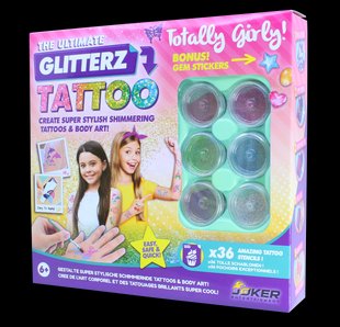 Великий набір для творчості Зроби Тату Glitterz tattoo joker 32102