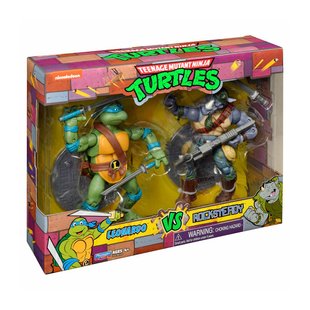 Уцінка Набір ігрових фігурок Леонардо проти Рокстеді TMNT Playmates 81276