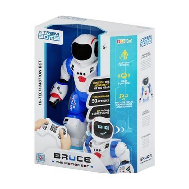 Уценка Брюс программируемый робот на радиоуправлении Bruce Xtrem Bots BlueRocket XT3803503