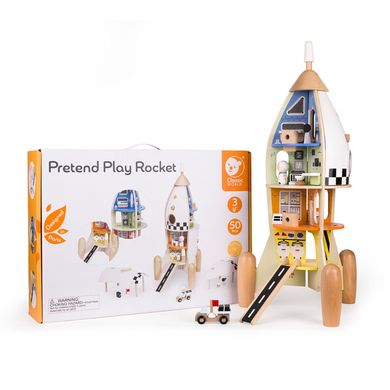 Деревянный игровой набор Ракета Pretend Play Rocket Classic World CW50528