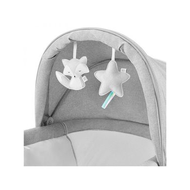 Дитяче ліжечко-колиска 3 в 1 Lovi Grey Kinderkraft LLOVIGRY