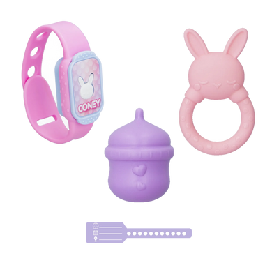 Кони Интерактивная кукла-младенец Cry Babies Newborn Coney IMC Toys 911284 с умным браслетом
