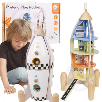 Деревянный игровой набор Ракета Pretend Play Rocket Classic World CW50528