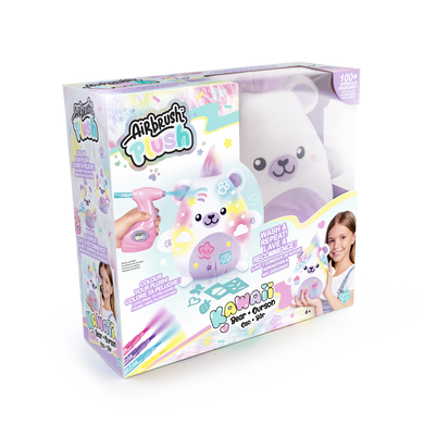 Набір для творчості Ведмежа AirBrush Plush Kawaii Style 4 Ever Canal Toys AIR067 з аерографом