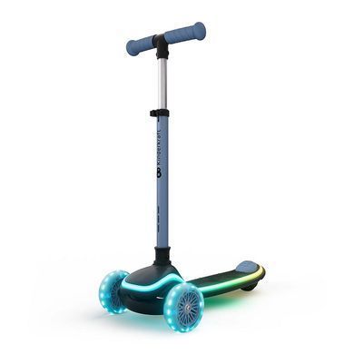 Складний самокат 2 в 1 Kinderkraft Raket Up Blue KRRAUP00BLU0000 RGB LED дека і колеса