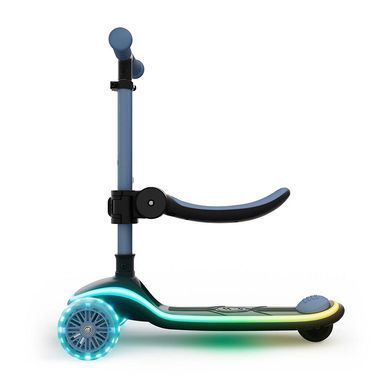 Складний самокат 2 в 1 Kinderkraft Raket Up Blue KRRAUP00BLU0000 RGB LED дека і колеса