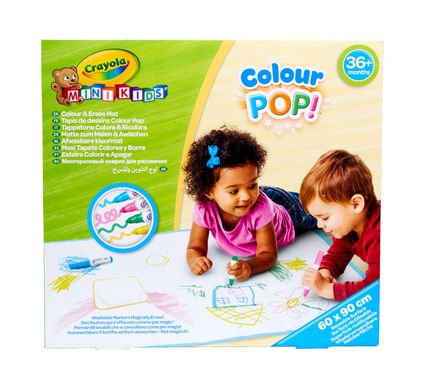 Многоразовый коврик для рисования с фломастерами Crayola mini kids 81-8132 (60 х 90 см.)