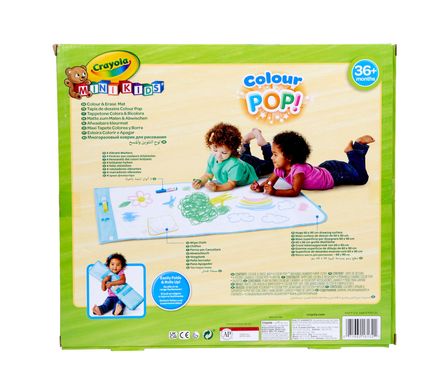 Многоразовый коврик для рисования с фломастерами Crayola mini kids 81-8132 (60 х 90 см.)