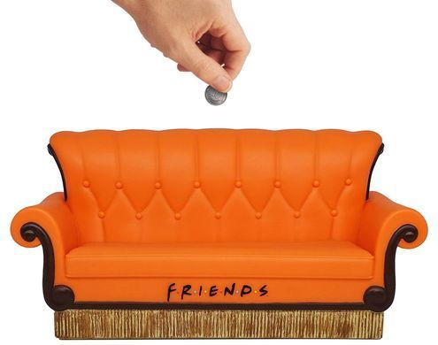 Скарбничка Помаранчевий диван із серіалу Друзі Friends Couch PVC Bank Monogram 47241