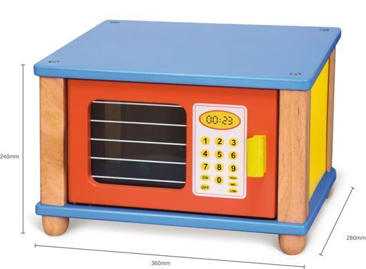 Игрушечная микроволновая печь Viga Toys Microwave Oven Wooden 59709