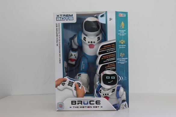 Уценка Брюс программируемый робот на радиоуправлении Bruce Xtrem Bots BlueRocket XT3803503